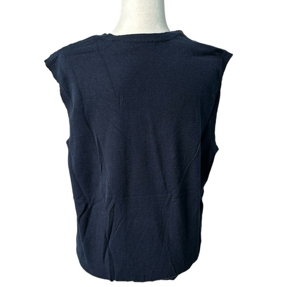 V Neck Argyle Pattern Sweater Vest Size Large Unisex - Picture 4 of 13